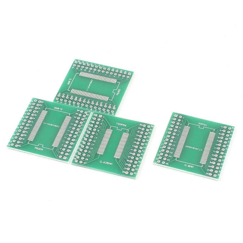 SOP56 SSOP56 TSSOP56 to DIP56 PTH Double Sided Glass PCB - View 3