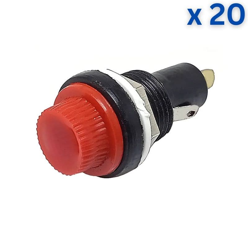 20mm Red PMT Fuse Holder - View 3
