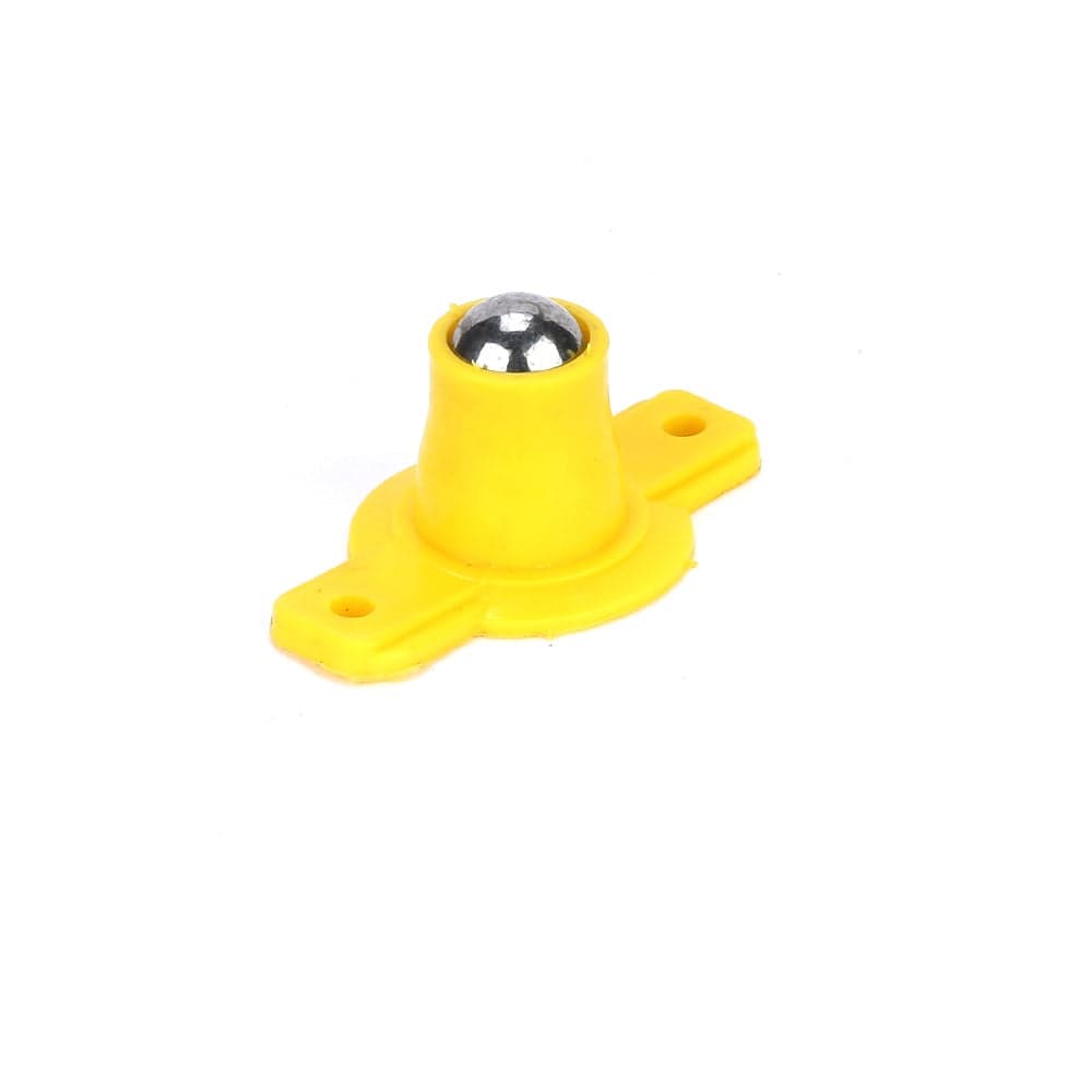 Clamped Yellow Caster Wheel - View 3