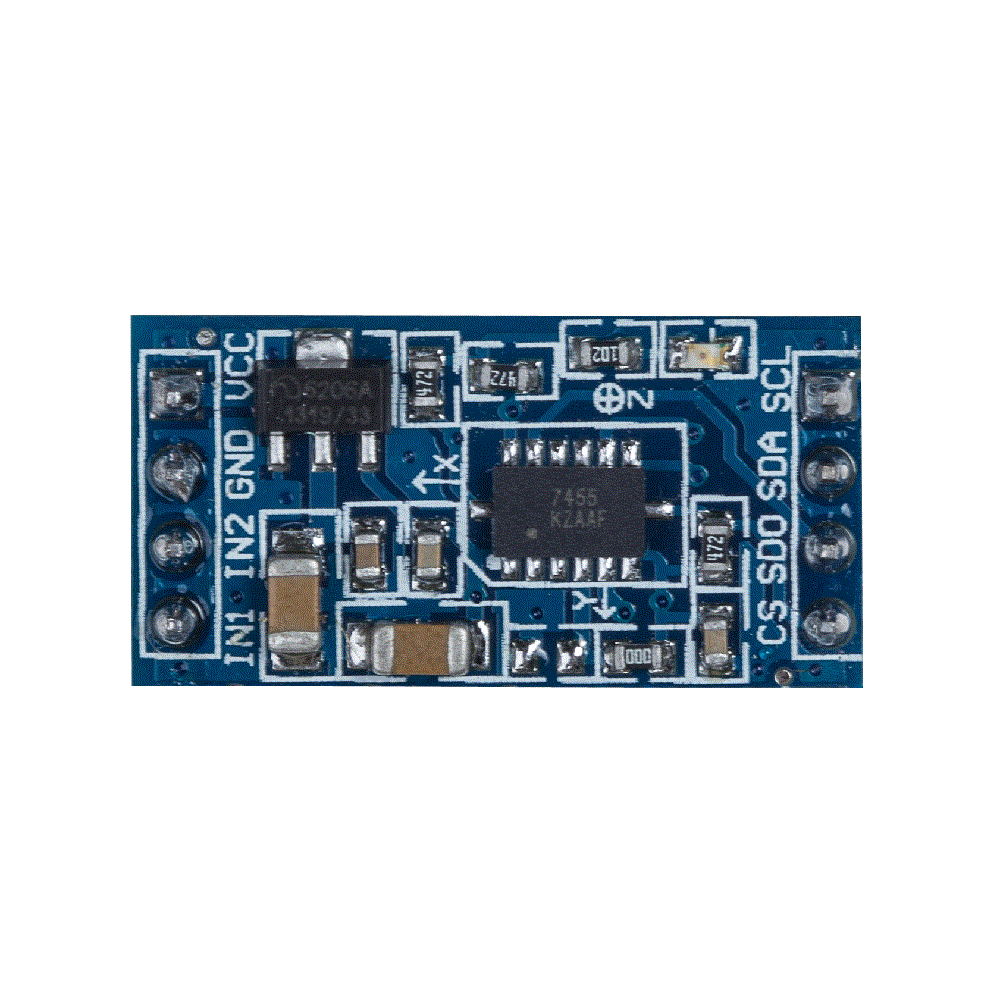 MMA7455 Triple-Axis Accelerometer Module - View 2