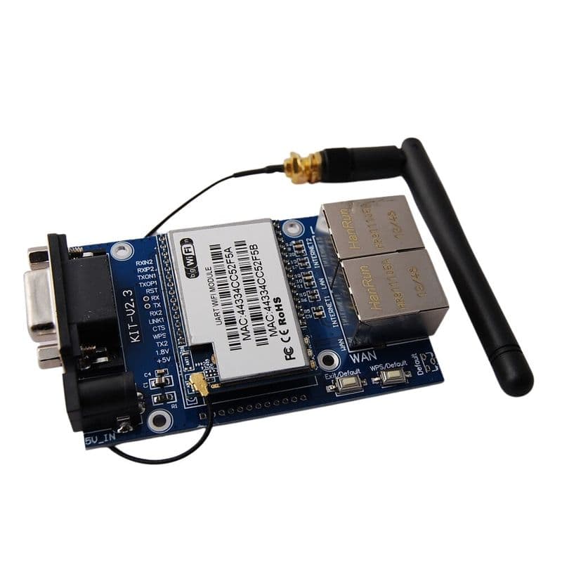 HLKRM04 WiFi Module with Board - View 1