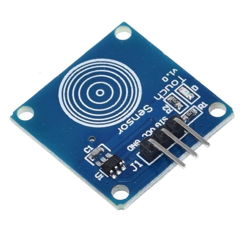 TTP223 - 1 Channel Capacitive Touch Sensor Module Blue Color - View 2