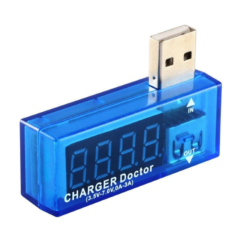 USB Charger Doctor Inline Voltmeter and Ammeter - View 1