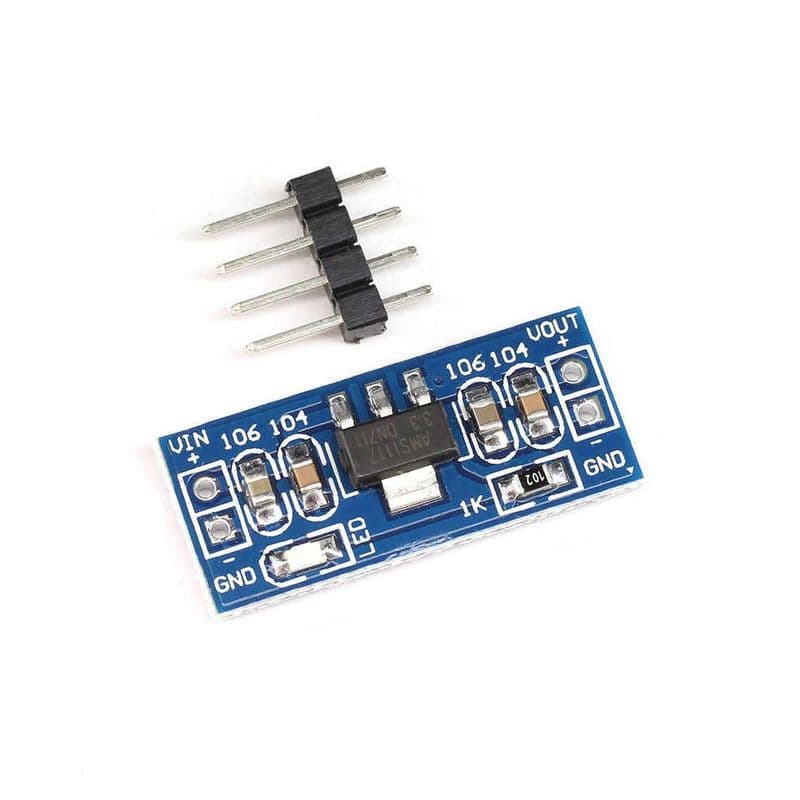 AMS1117 3.3V Power Supply Module - View 1