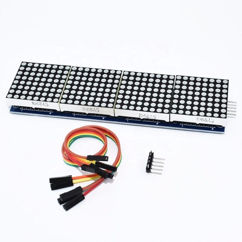 MAX7219 Dot Matrix 4 in 1 Display Module - View 1