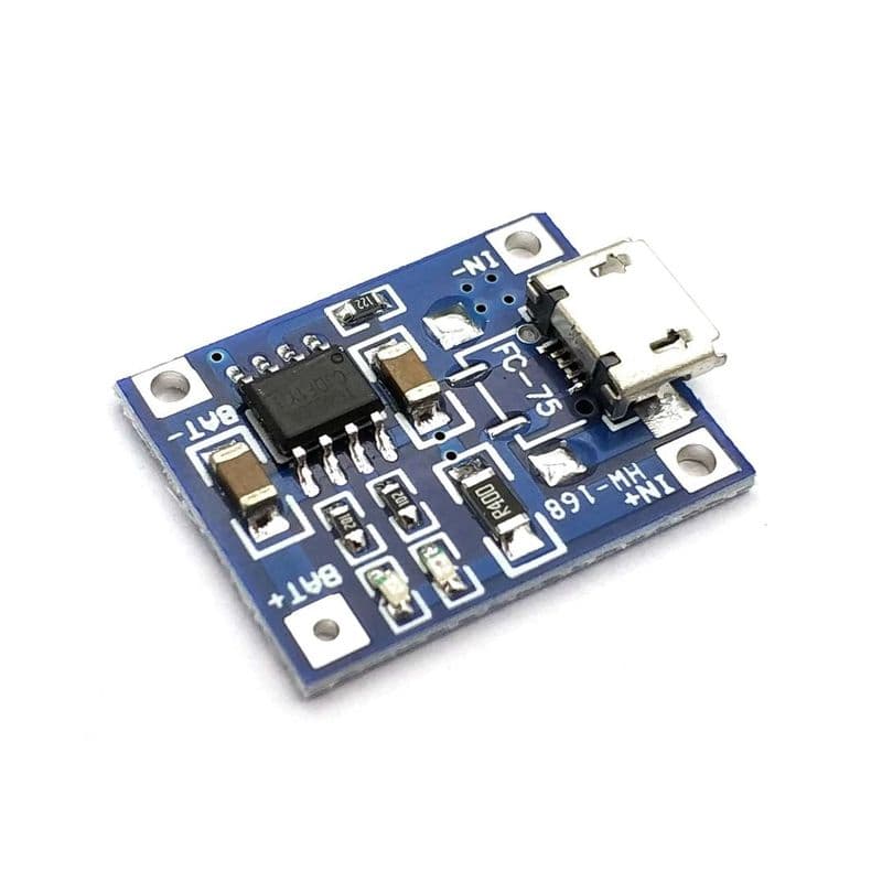 TP4056 1A Li-Ion Battery Charging Board Micro USB - View 1