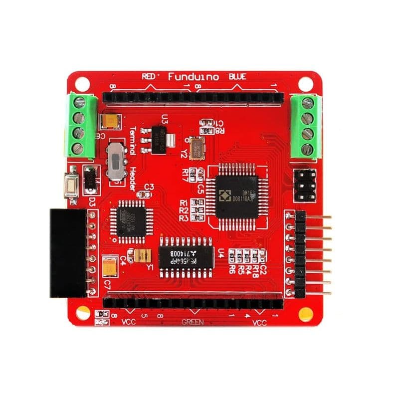 Colorduino RGB LED Dot Matrix Display Driver Board Module - View 2