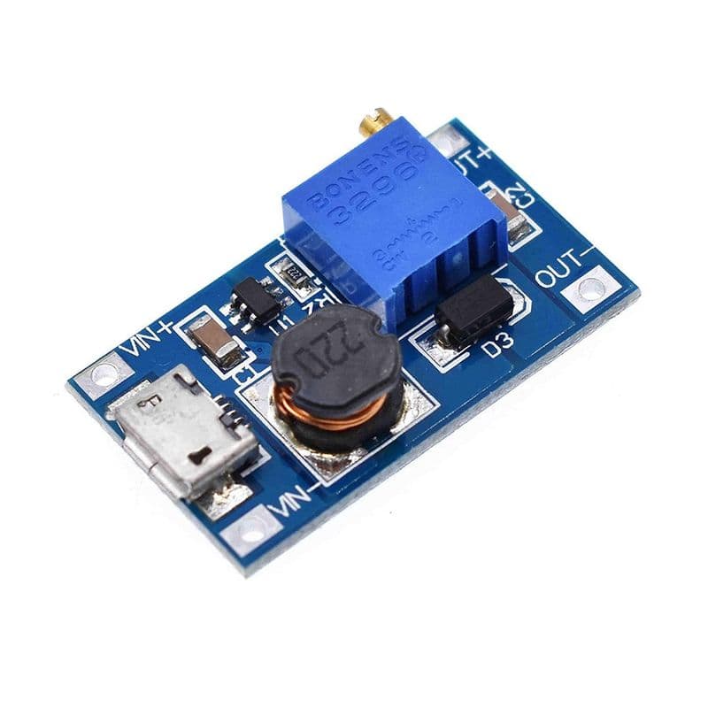 XY-016 2A DC-DC Step Up 5V 9V 12V 28V Power Module with Micro USB - View 1