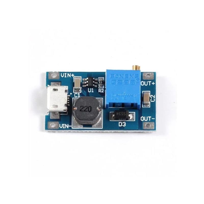 XY-016 2A DC-DC Step Up 5V 9V 12V 28V Power Module with Micro USB - View 2