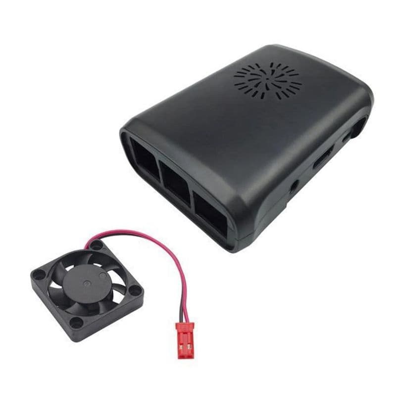 Raspberry Pi 3 Box ABS case with Fan module - View 1