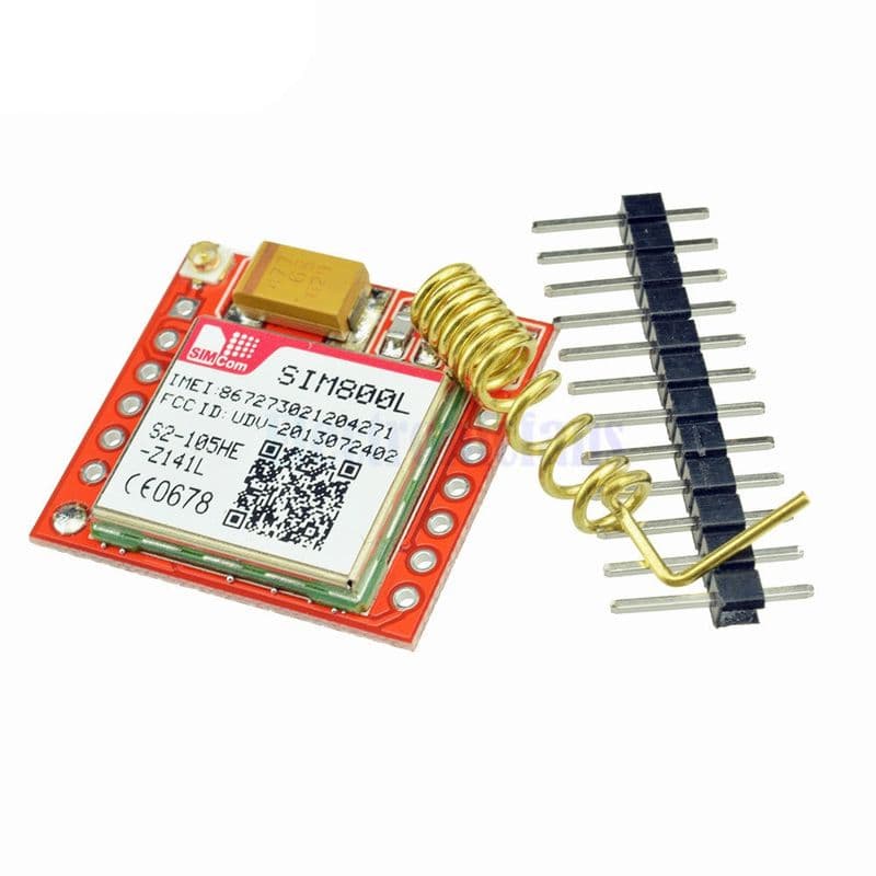 SIM800L GPRS GSM Module Core Board Quad-band TTL Serial Port with the Antenna - View 2