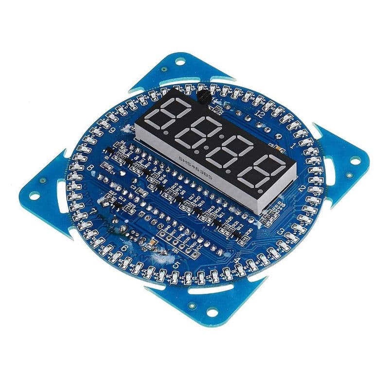 DS1302 Rotating LED Display Electronic Clock - View 1