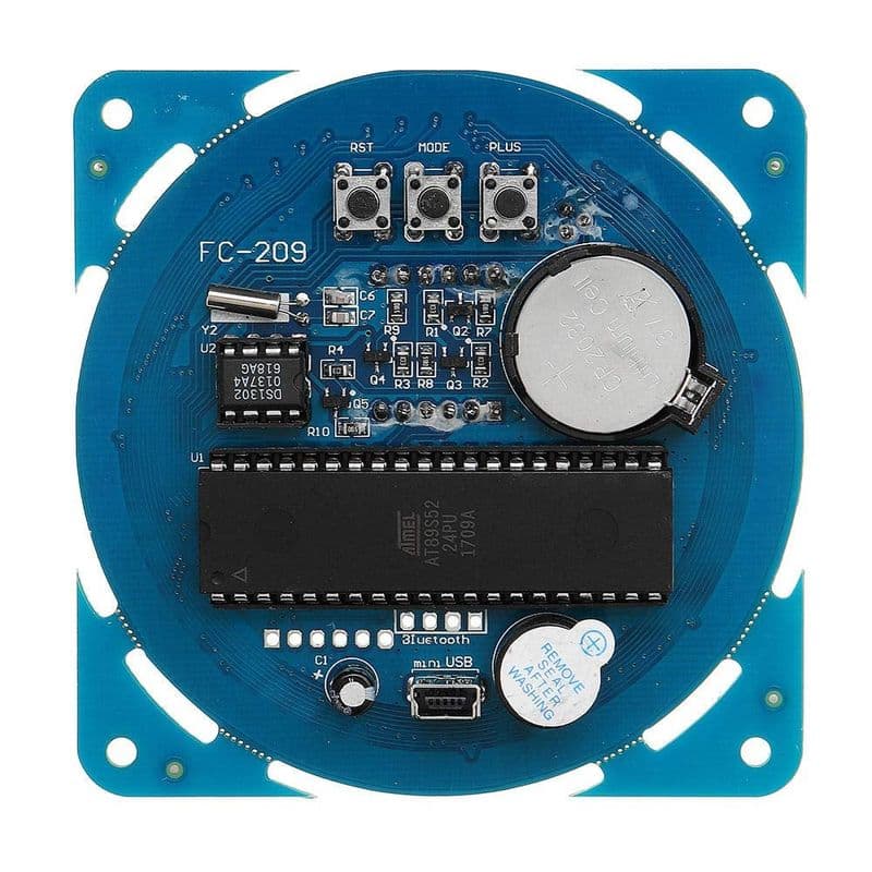 DS1302 Rotating LED Display Electronic Clock - View 3
