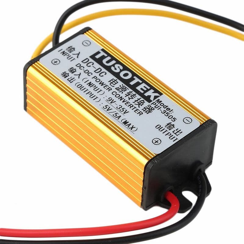 DC to DC Car Power Converter Adapter 9V-35V To 5V/5A Step-Down Buck Module - View 2