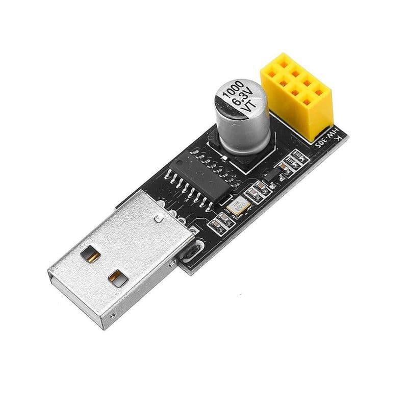 USB to UART/ESP8266 Adapter Programmer for ESP-01 WiFi Modules with CH340G Chip - View 1