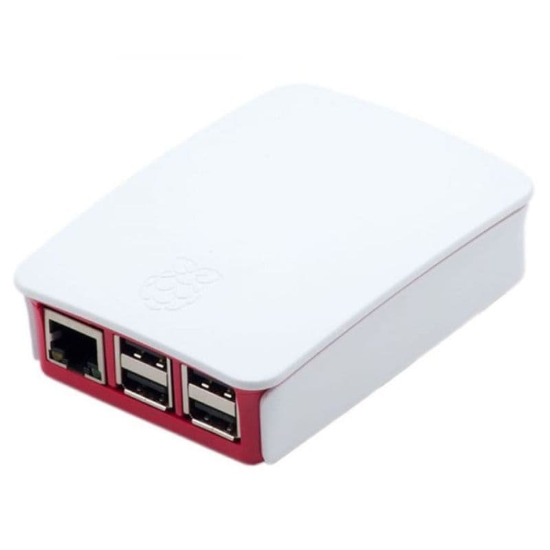 Raspberry Pi 3 Case of Raspberry Pi 3 Model B and B+ (Red-White) - View 1
