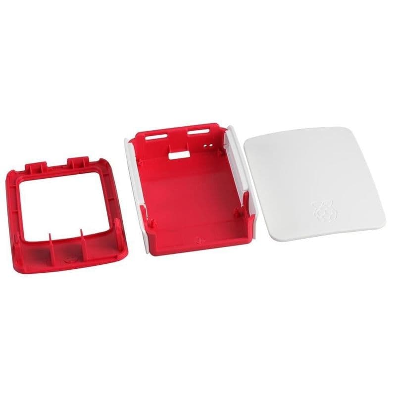 Raspberry Pi 3 Case of Raspberry Pi 3 Model B and B+ (Red-White) - View 2