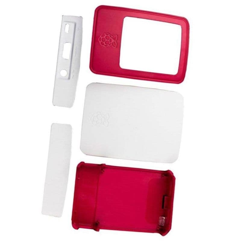 Raspberry Pi 3 Case of Raspberry Pi 3 Model B and B+ (Red-White) - View 3