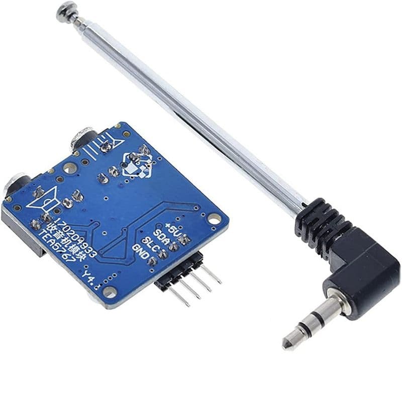 TEA5767 Stereo FM Radio Module with Detachable Antenna - View 3