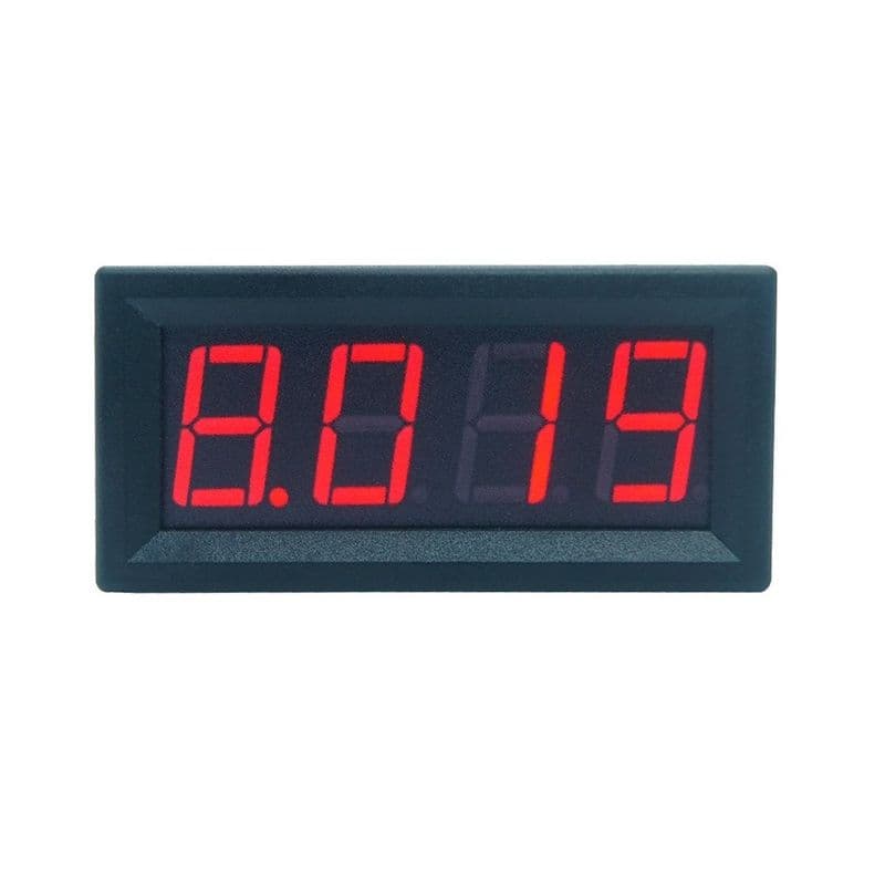 DC 0-9.999A (10A) 4-digits 0.56inch Digital Display Panel Ammeter - View 1