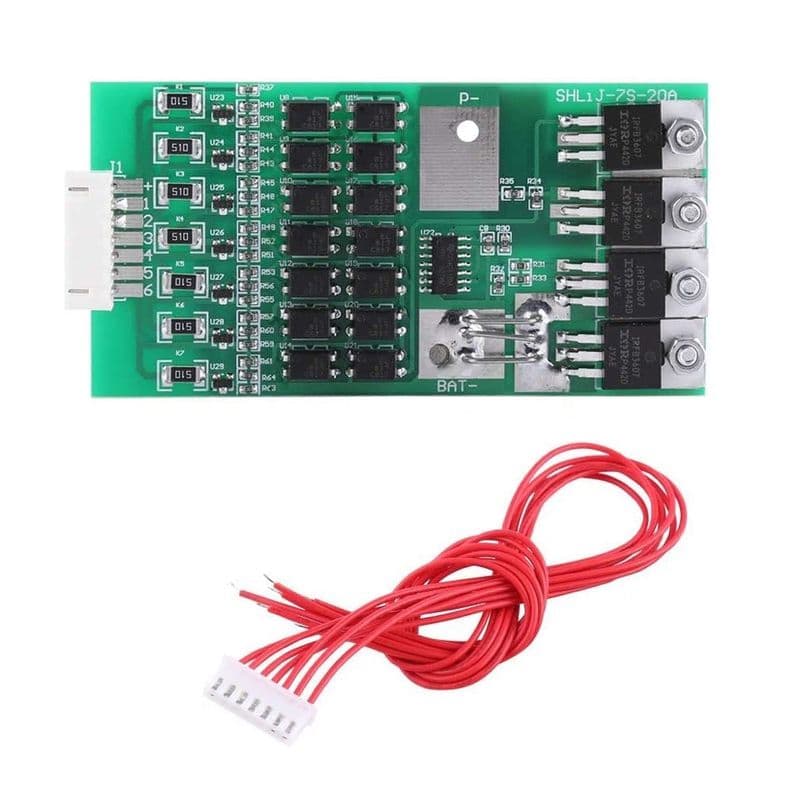 24V 20A 7S Battery Protection Board - View 2