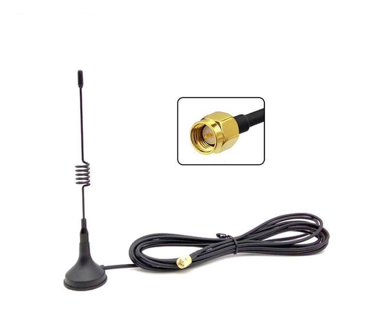 GSM 3dBi Magnetic Spring Antenna 2400 – 2483 MHz 5Meters - View 2