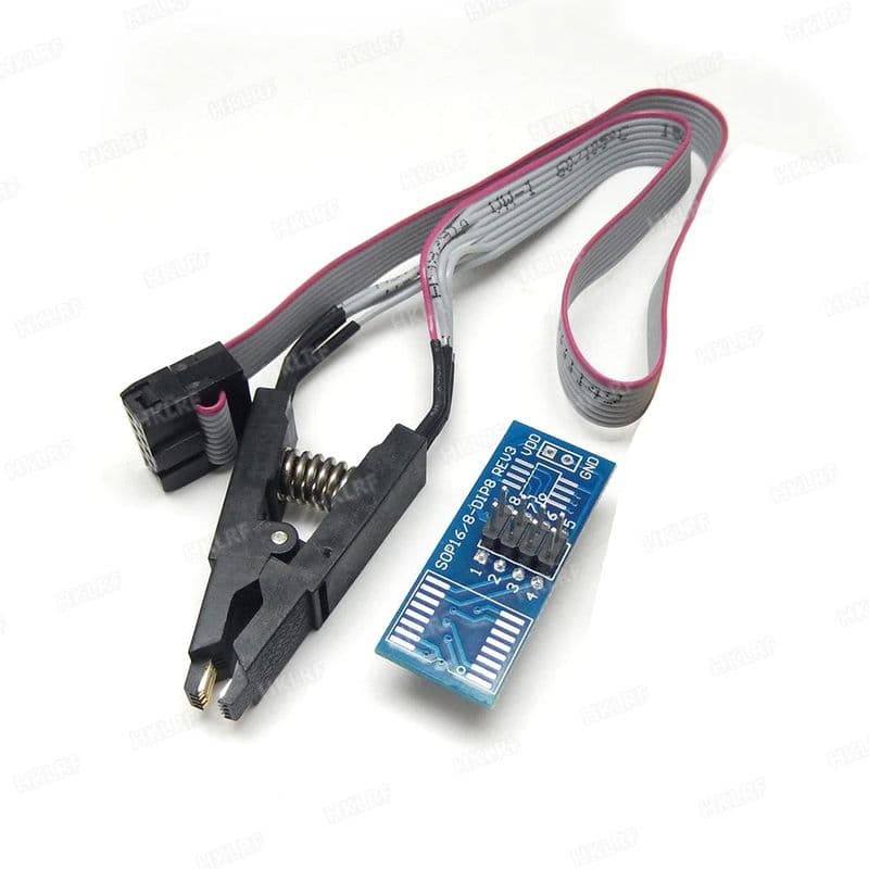 SPI BIOS FLASH Non-Dismantling Test Program Clip - View 1