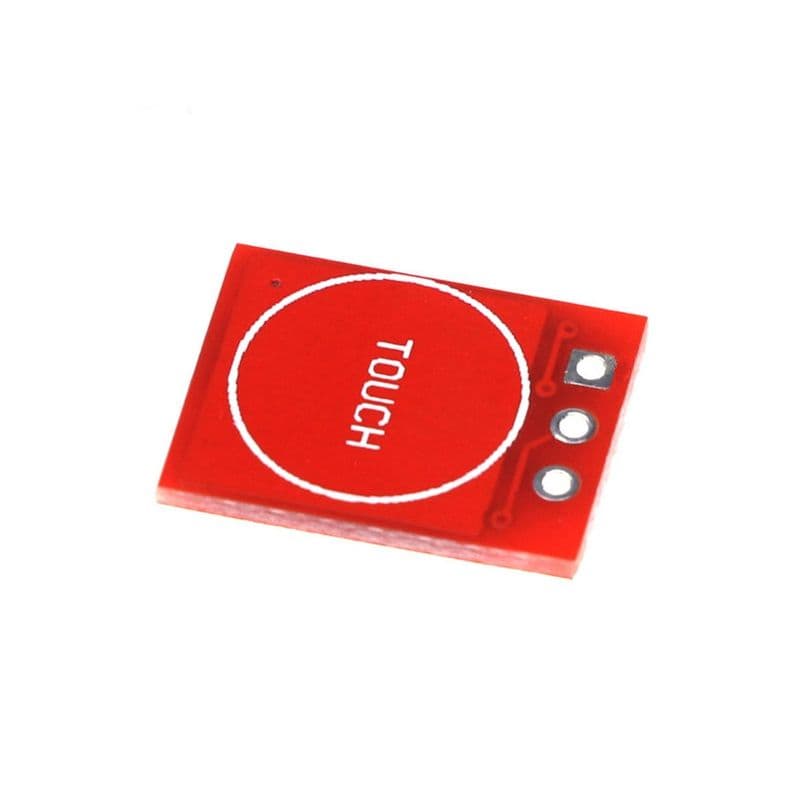 TTP223 - 1 Channel Capacitive Touch Sensor Module Red Color - View 3