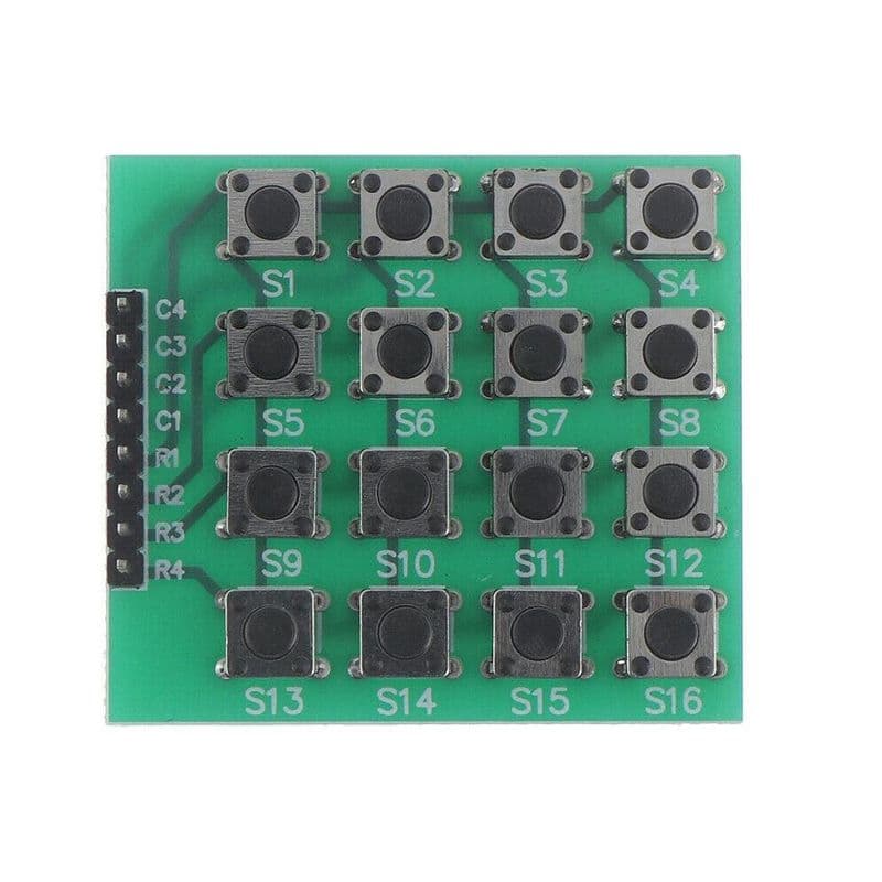 4×4 Matrix 16 Keypad Keyboard Module 16 Button - View 2