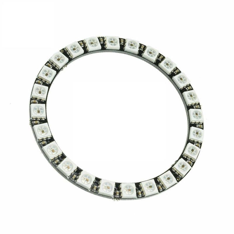 NeoPixel Ring 24 WS2812 5050 RGB LED - View 1