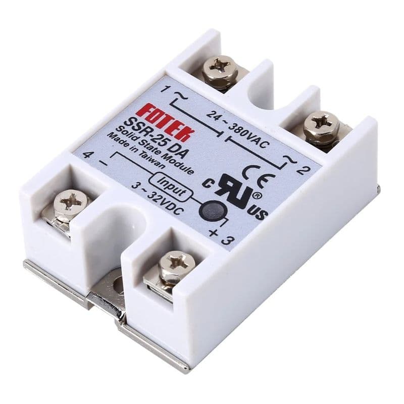 DC To AC SSR-25DA Solid State Relay Module 3-32 VDC /24-380VAC 25A - View 1