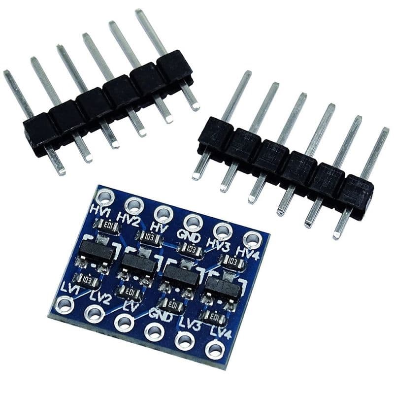 I2C 4 Channel 3.3V to 5V Bi-Directional Logic Level Converter - View 2