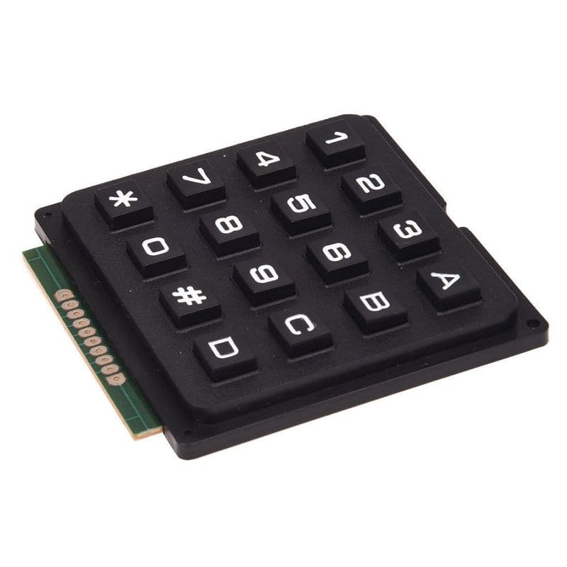 4×4 Matrix 16 Keyboard Keypad - View 1