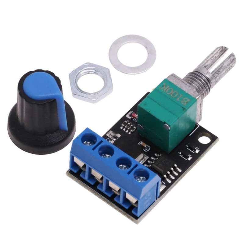 5V 12V 10A Voltage Regulator PWM DC Motor Speed Controller Governor Stepless Speed Regulator LED Dimmer Power Controller - View 1