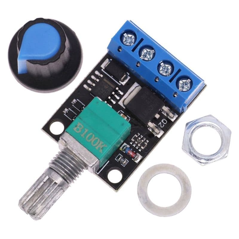 5V 12V 10A Voltage Regulator PWM DC Motor Speed Controller Governor Stepless Speed Regulator LED Dimmer Power Controller - View 2