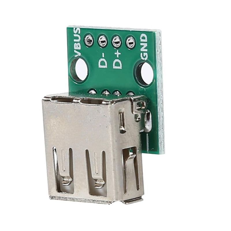 Usb 2.0 Female Socket To Dip 4pin 2.54mm Adapter - View 2