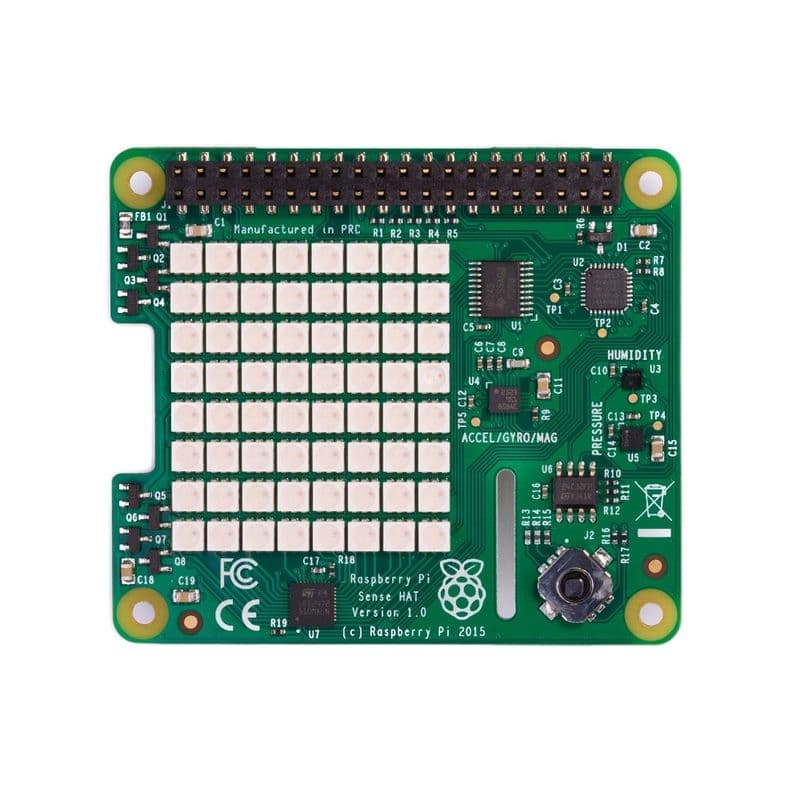 Raspberry Pi Sense HAT for the Pi 3/2/B+/A+ Model - View 2