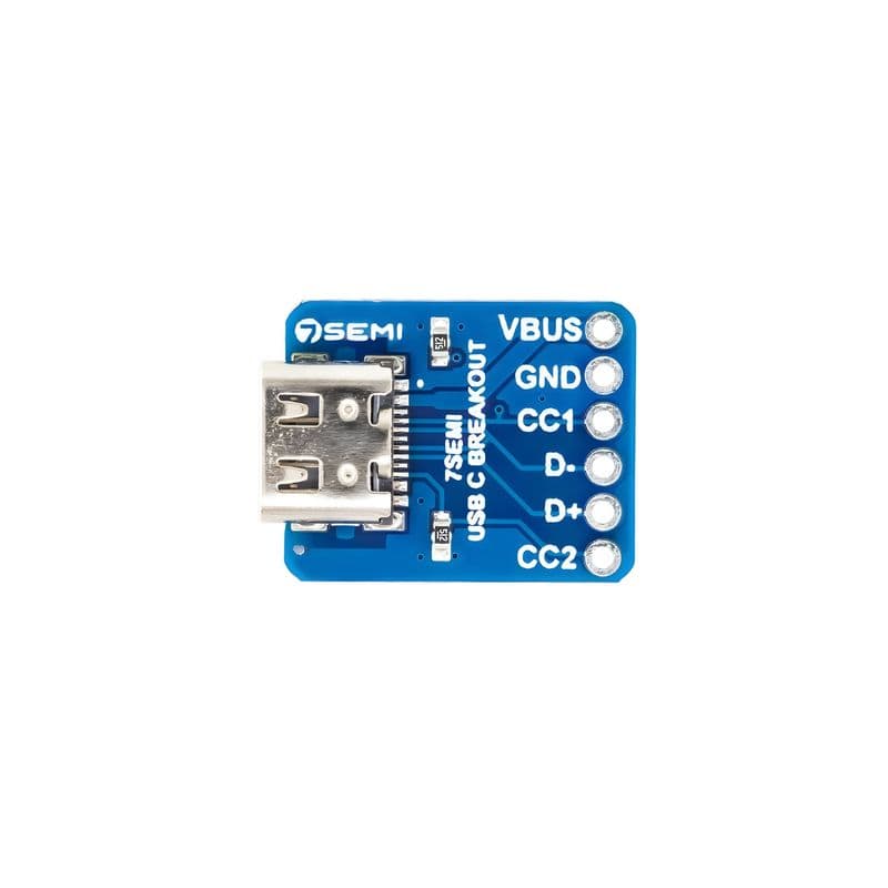 7Semi USB-C Female Breakout - View 2