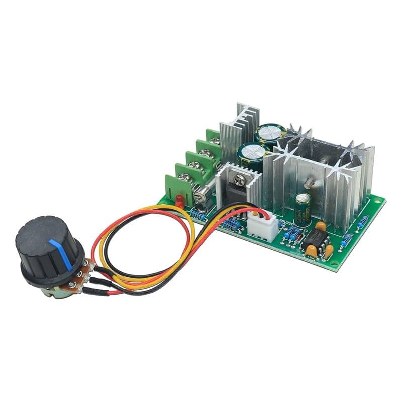 9-60V 20A PWM Motor Controller with Casing - View 1