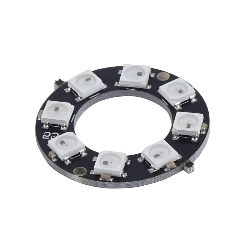 8 Bit WS2812 5050 RGB LED (Round) - View 1