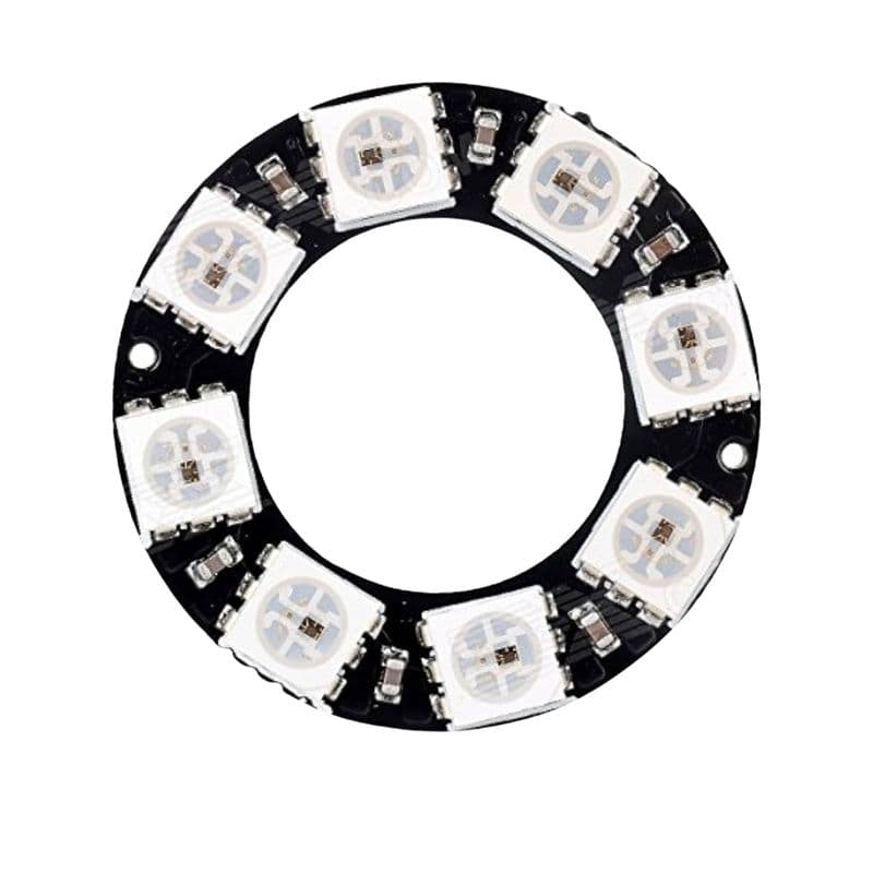 8 Bit WS2812 5050 RGB LED (Round) - View 2