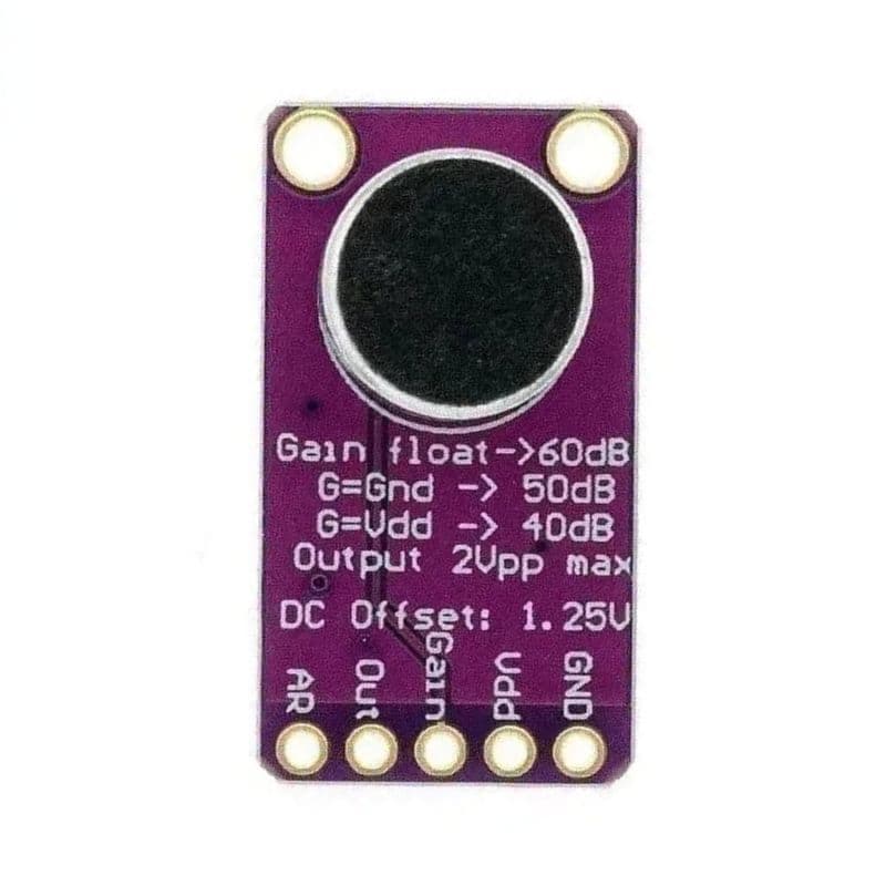 MAX9814 Microphone Amp. Module - View 2