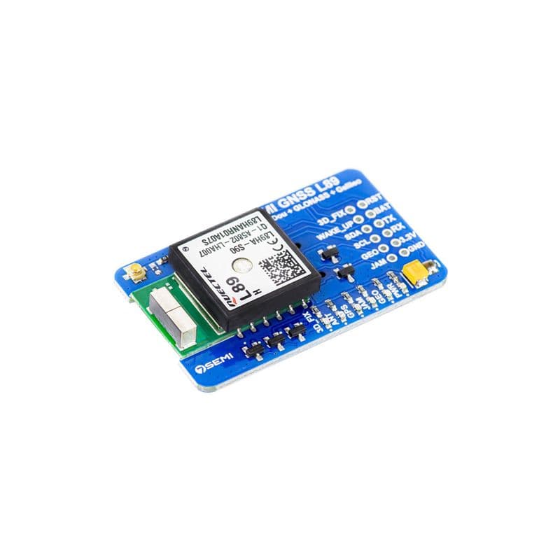7Semi L89HA Breakout Multi-GNSS engines for GPS, IRNSS, GLONASS, BeiDou, Galileo and QZSS - View 1