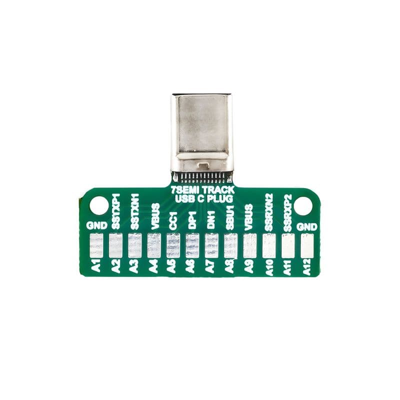 7Semi USB-C 3.1 Male Breakout 24 Pins PCB Type-C Connector - View 2