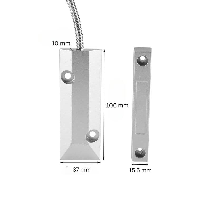 Jumbo Magnetic Reed Switch Surface Mount Wired - NO - View 2