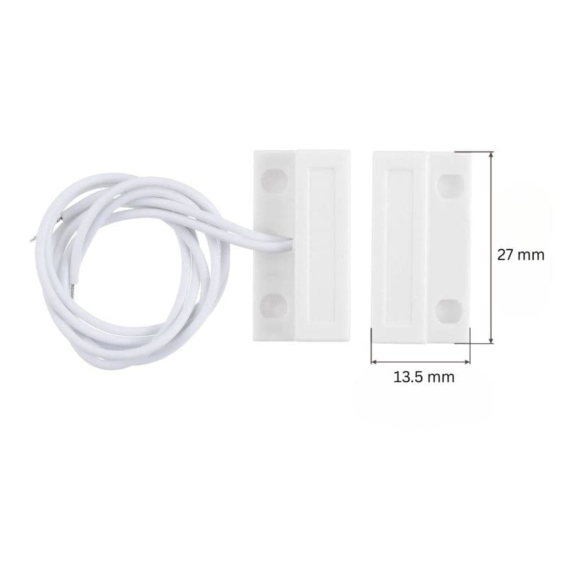 Magnetic Reed Switch Door Sensor with Wire MS-1 White (Normal Close) - View 2