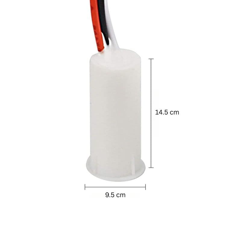 Magnetic Reed Round Switch Door Sensor with Wire MS-3 White (Normal Close/Normal Open) - View 2