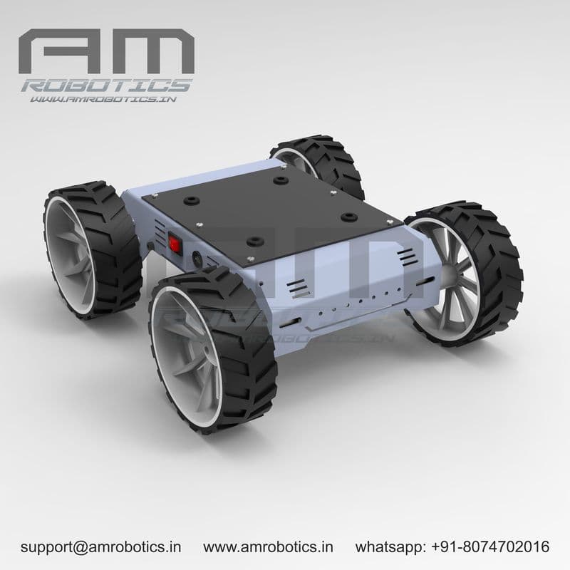 ROVER 4WD JOHNSON SERIES 1 DIY ROBOTIC METAL CHASSIS KIT - View 2