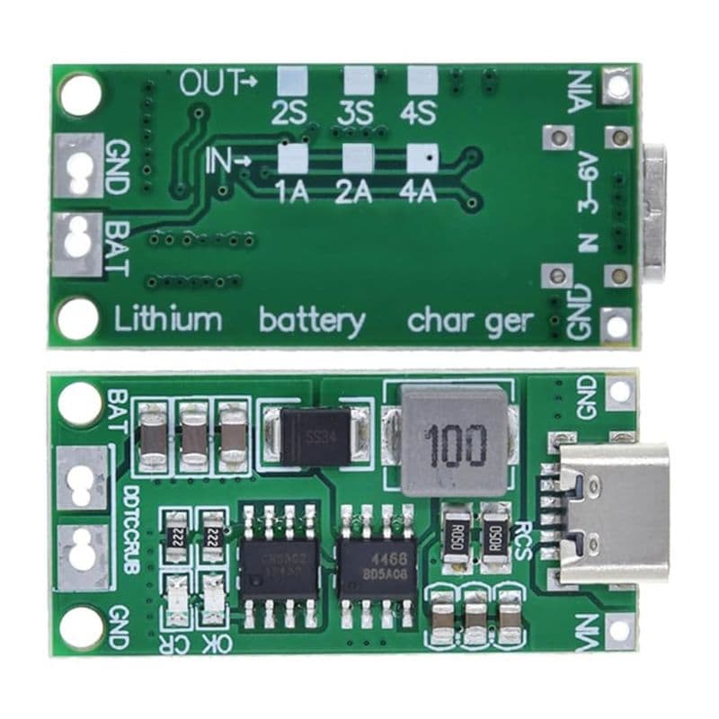 3S 4A Polymer Lithium Ion Charger Type-C - View 3