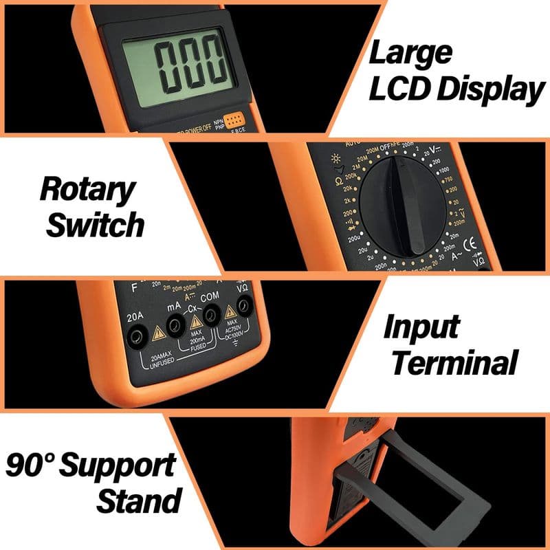 DT9205A Digital Multimeter - View 2